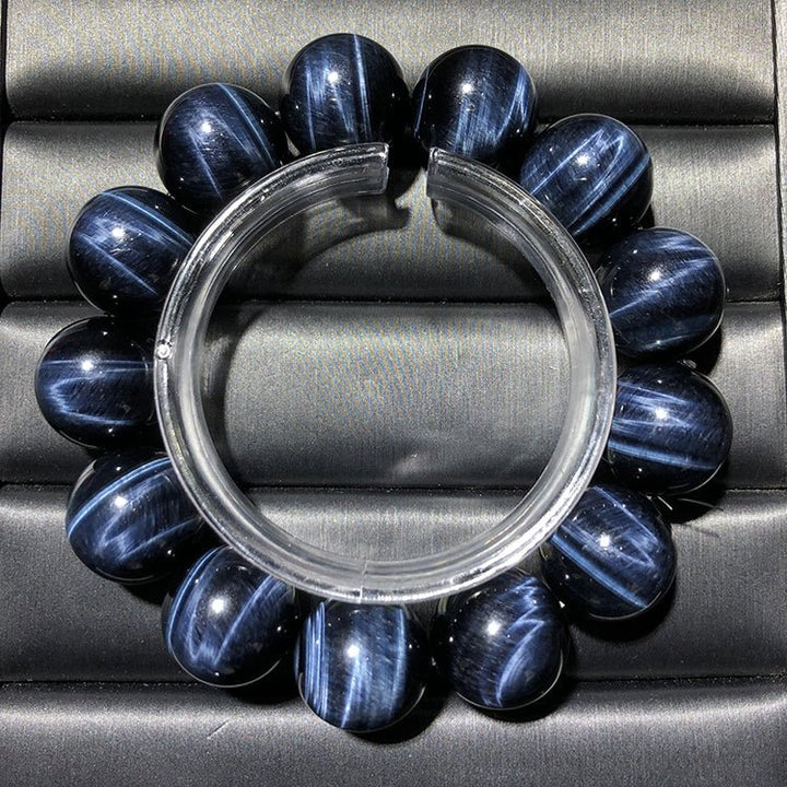 Natural Blue Tigerite Protection Energy Bracelet - BuddhaEnergyHealing