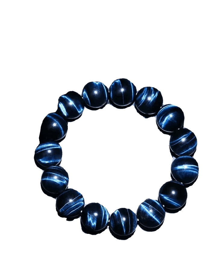 Natural Blue Tigerite Protection Energy Bracelet - BuddhaEnergyHealing
