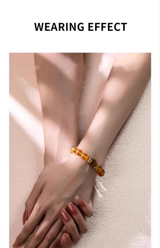 Natural Citrine Money Drawing and Luck Changing Crystal Bracelet - BuddhaEnergyHealing