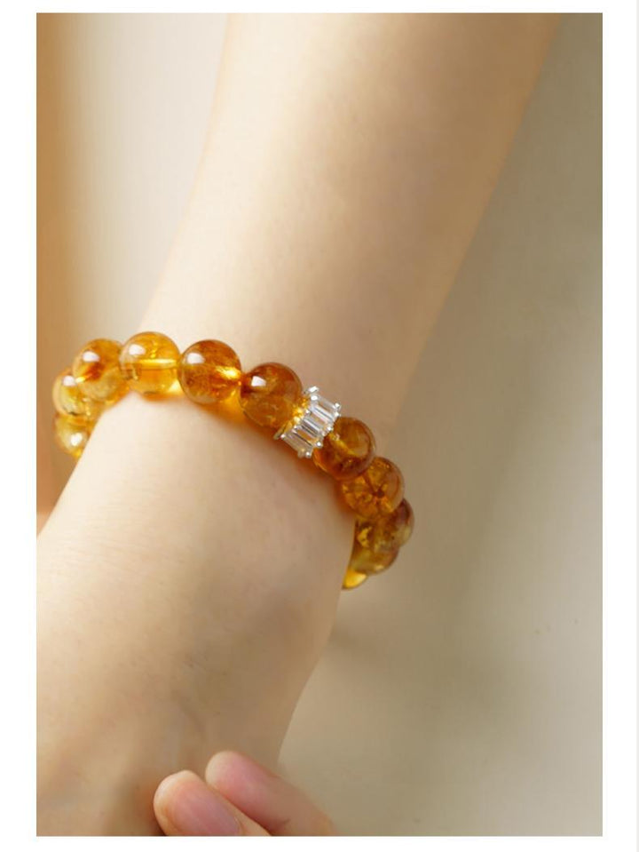 Natural Citrine Money Drawing and Luck Changing Crystal Bracelet - BuddhaEnergyHealing
