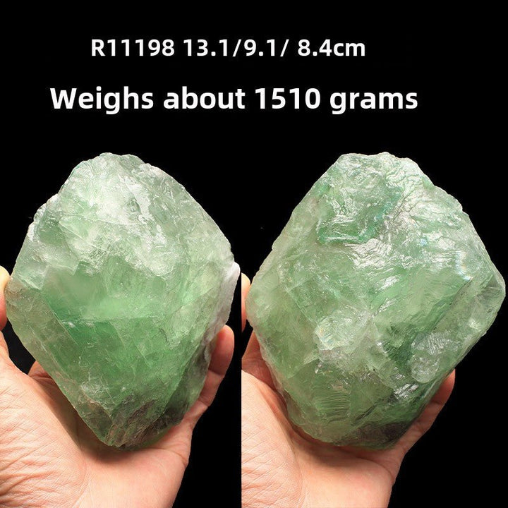 Natural Colored Stone Green Fluorite Healing Energy - BuddhaEnergyHealing