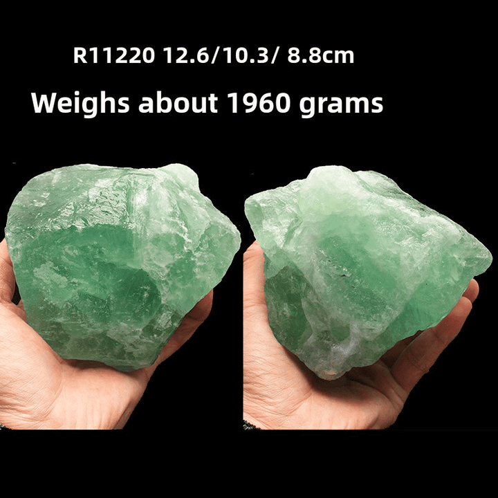 Natural Colored Stone Green Fluorite Healing Energy - BuddhaEnergyHealing