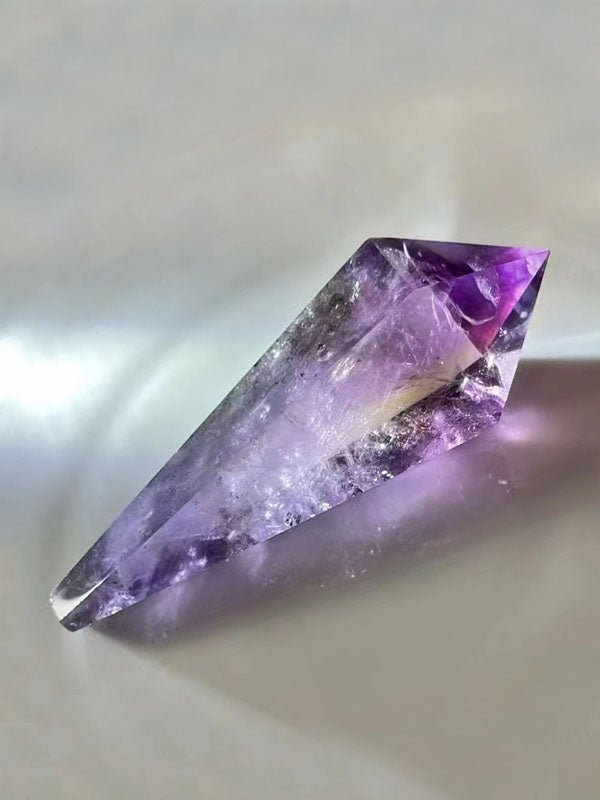 Natural Crystal Stone Amethyst Column Home Decoration - BuddhaEnergyHealing