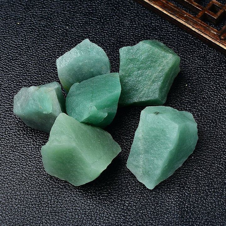 Natural Green Aventurine Rough Lucky Energy Stone Decoration - BuddhaEnergyHealing