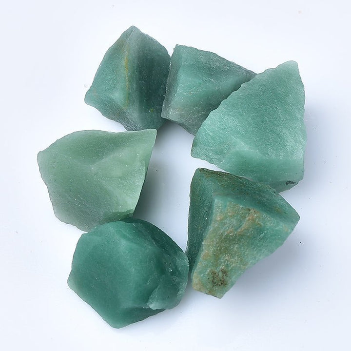 Natural Green Aventurine Rough Lucky Energy Stone Decoration - BuddhaEnergyHealing
