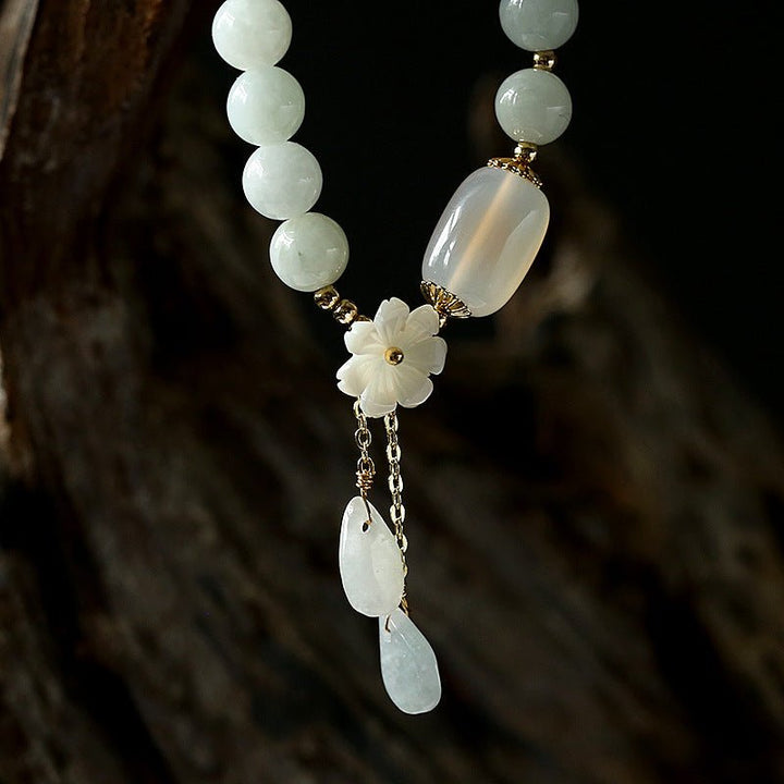 Natural Jade Protection Peace Bracelet - BuddhaEnergyHealing