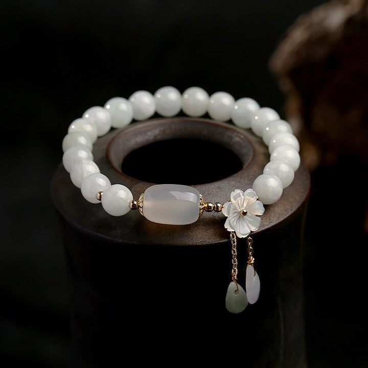 Natural Jade Protection Peace Bracelet - BuddhaEnergyHealing
