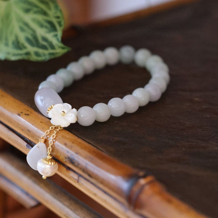 Natural Jade Protection Peace Bracelet - BuddhaEnergyHealing