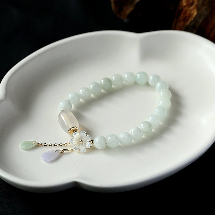 Natural Jade Protection Peace Bracelet - BuddhaEnergyHealing
