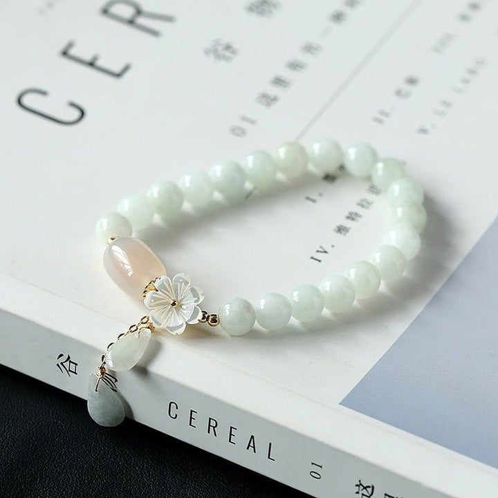Natural Jade Protection Peace Bracelet - BuddhaEnergyHealing