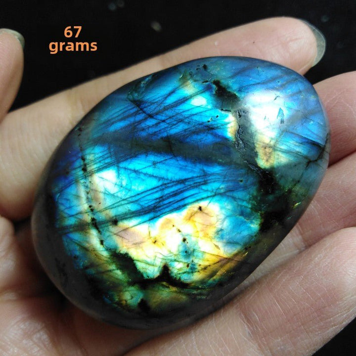 Natural Labradorite Protection Energy Ornament - BuddhaEnergyHealing