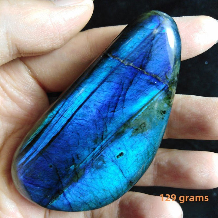 Natural Labradorite Protection Energy Ornament - BuddhaEnergyHealing