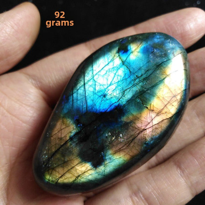 Natural Labradorite Protection Energy Ornament - BuddhaEnergyHealing