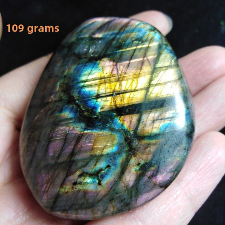 Natural Labradorite Protection Energy Ornament - BuddhaEnergyHealing