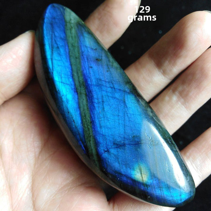 Natural Labradorite Protection Energy Ornament - BuddhaEnergyHealing
