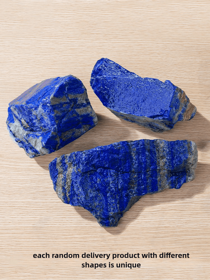 Natural Lapis Lazuli Rough Stone Healing Energy Ornament - BuddhaEnergyHealing