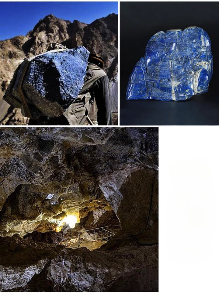 Natural Lapis Lazuli Rough Stone Healing Energy Ornament - BuddhaEnergyHealing