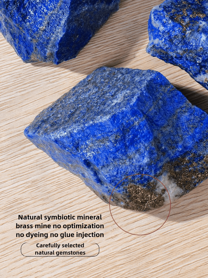 Natural Lapis Lazuli Rough Stone Healing Energy Ornament - BuddhaEnergyHealing