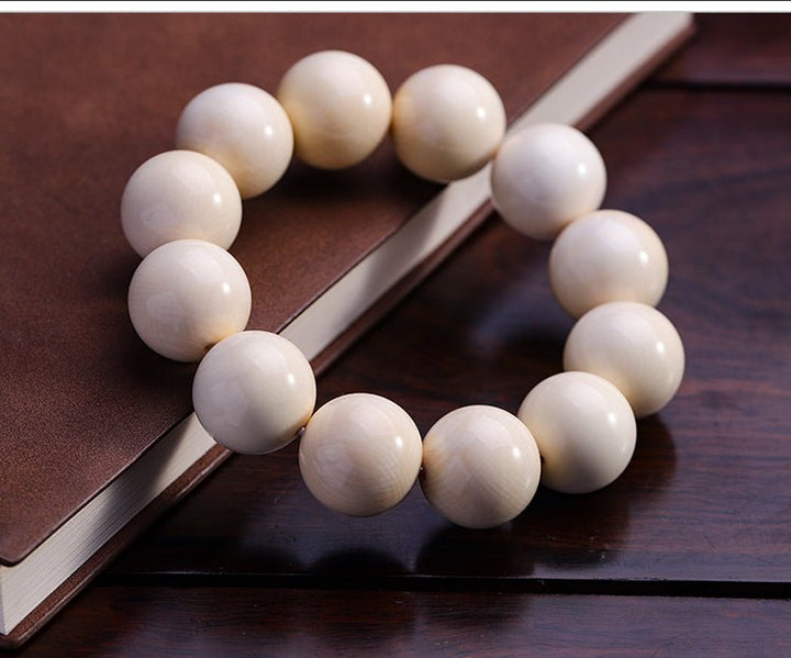 Natural Mammoth Ivory Protection Wealth Lucky Calm Bracelet - BuddhaEnergyHealing