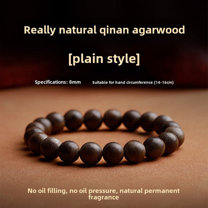 Natural Nha Zhuang Kyara Agarwood Calm Energy Bracelet - BuddhaEnergyHealing