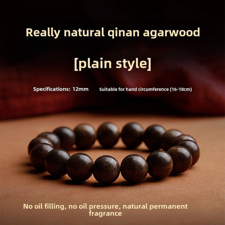 Natural Nha Zhuang Kyara Agarwood Calm Energy Bracelet - BuddhaEnergyHealing