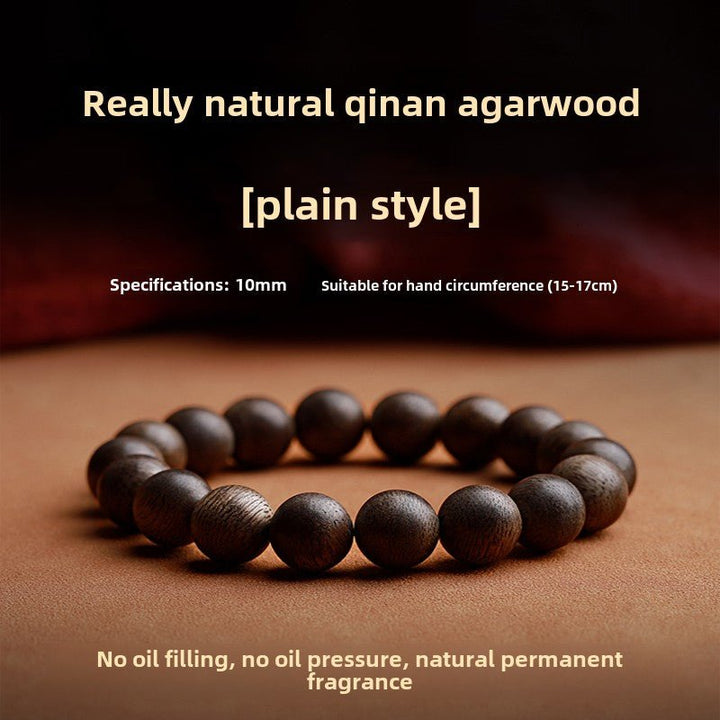 Natural Nha Zhuang Kyara Agarwood Calm Energy Bracelet - BuddhaEnergyHealing