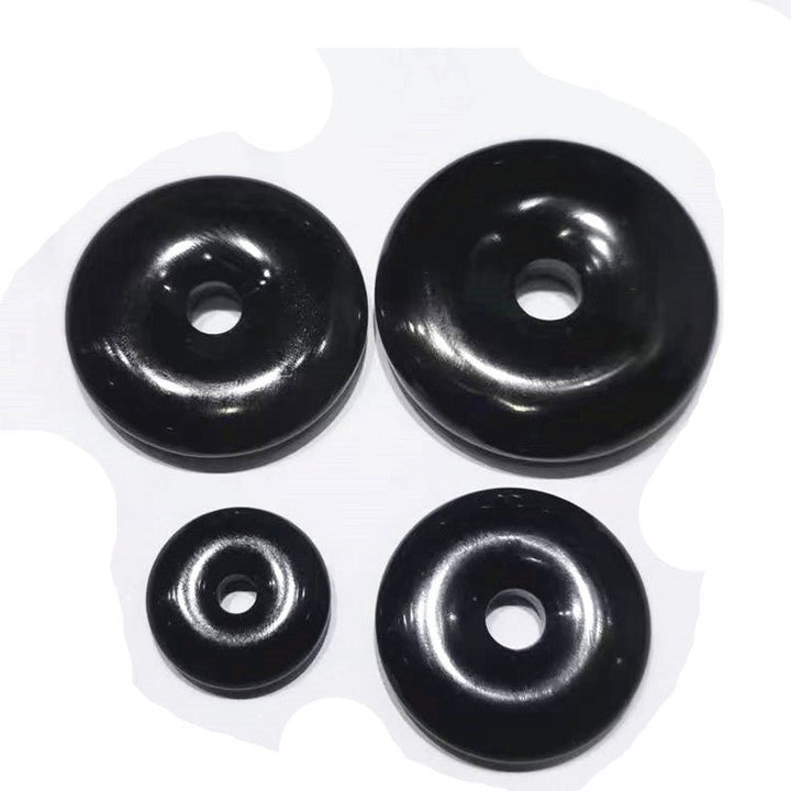 Natural Obsidian Safety Buckle Protection Pendant - BuddhaEnergyHealing
