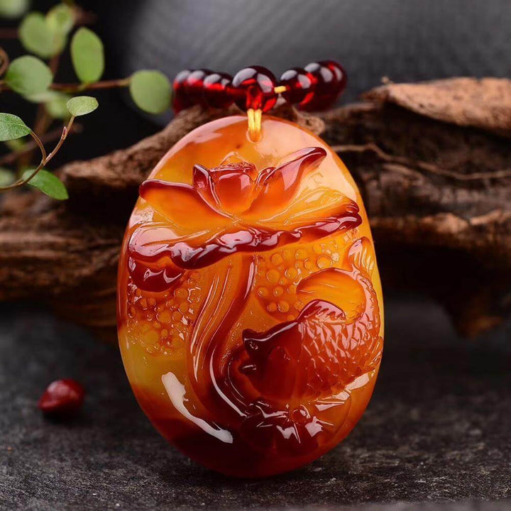 Natural Old Amber Healing Pendant - BuddhaEnergyHealing