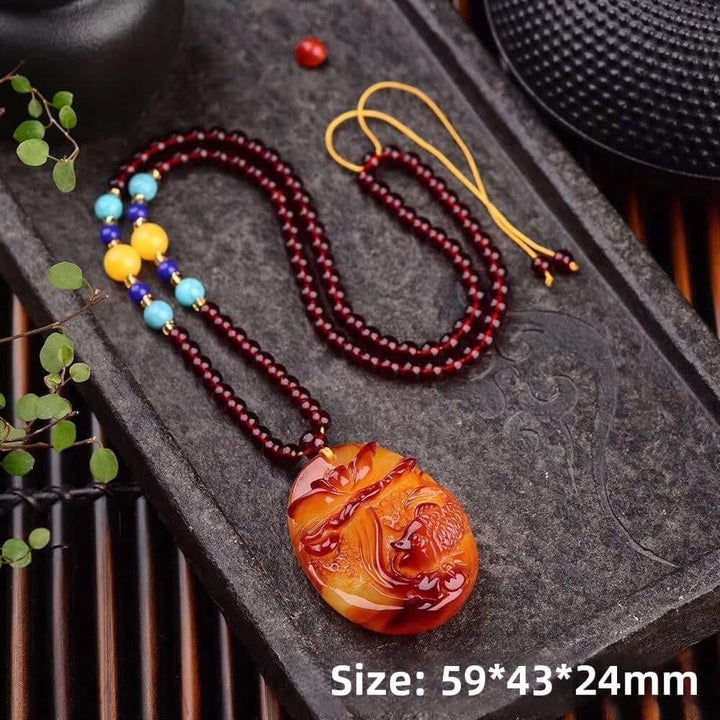 Natural Old Amber Healing Pendant - BuddhaEnergyHealing