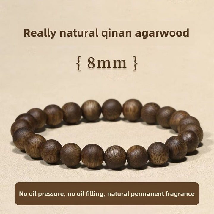 Natural Qinan Agarwood Meditation Energy Bracelet - BuddhaEnergyHealing