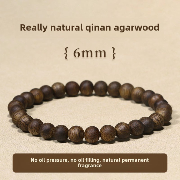 Natural Qinan Agarwood Meditation Energy Bracelet - BuddhaEnergyHealing