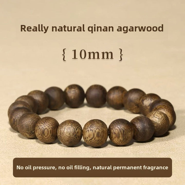 Natural Qinan Agarwood Meditation Energy Bracelet - BuddhaEnergyHealing