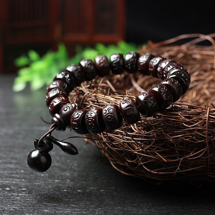 Natural Thunder Wood Protection Calm Healing Bracelet - BuddhaEnergyHealing