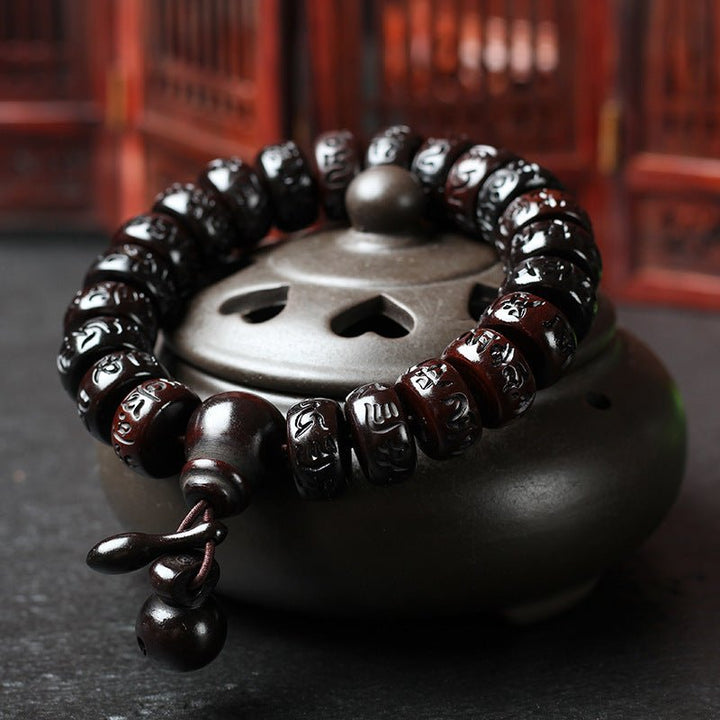 Natural Thunder Wood Protection Calm Healing Bracelet - BuddhaEnergyHealing