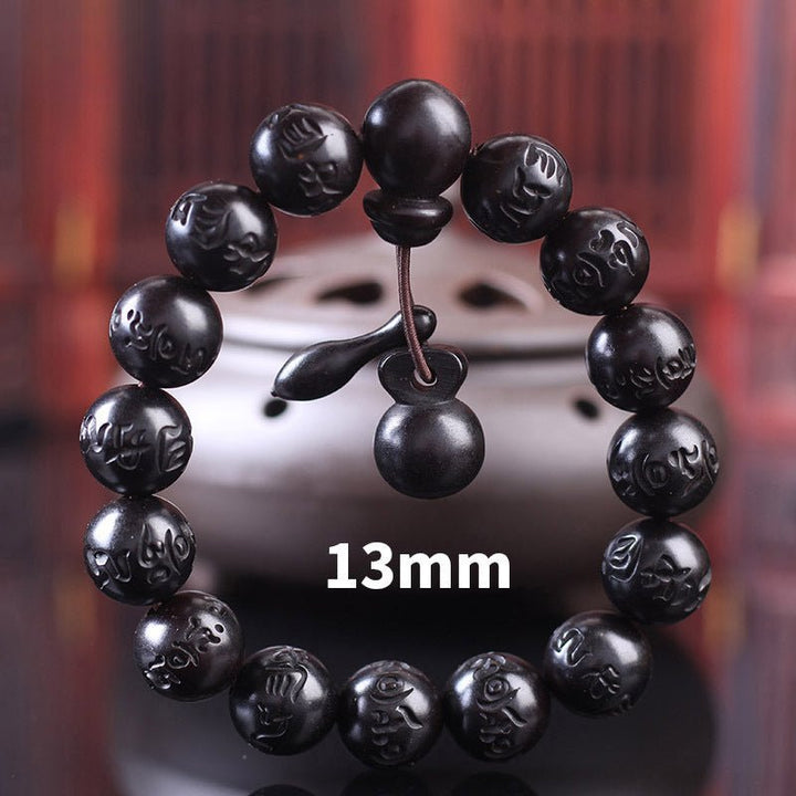 Natural Thunder Wood Protection Calm Healing Bracelet - BuddhaEnergyHealing