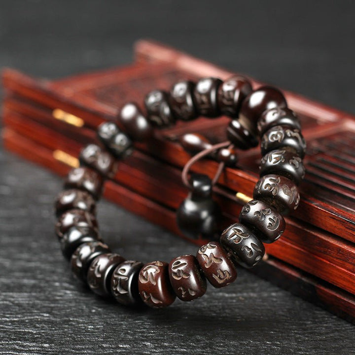 Natural Thunder Wood Protection Calm Healing Bracelet - BuddhaEnergyHealing
