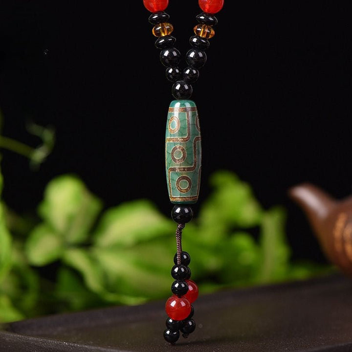 Natural Tibetan Natural Agate Necklace - BuddhaEnergyHealing