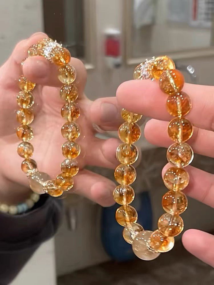 Natural Yellow Citrine Bracelet for Wealth and Prosperity - BuddhaEnergyHealing