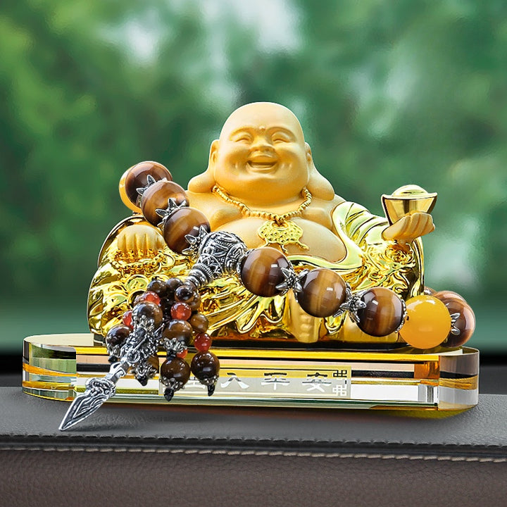 2025 New Maitreya Buddha Statue Car Ornaments Ensure Safety - BuddhaEnergyHealing