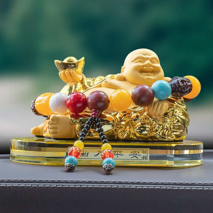 2025 New Maitreya Buddha Statue Car Ornaments Ensure Safety - BuddhaEnergyHealing