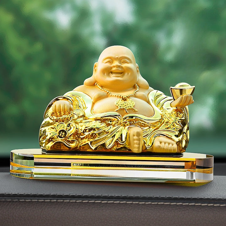 2025 New Maitreya Buddha Statue Car Ornaments Ensure Safety - BuddhaEnergyHealing