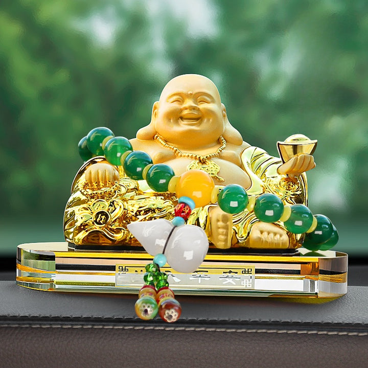 2025 New Maitreya Buddha Statue Car Ornaments Ensure Safety - BuddhaEnergyHealing