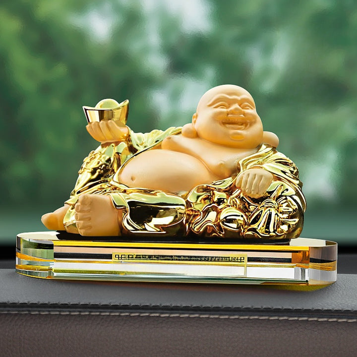 2025 New Maitreya Buddha Statue Car Ornaments Ensure Safety - BuddhaEnergyHealing