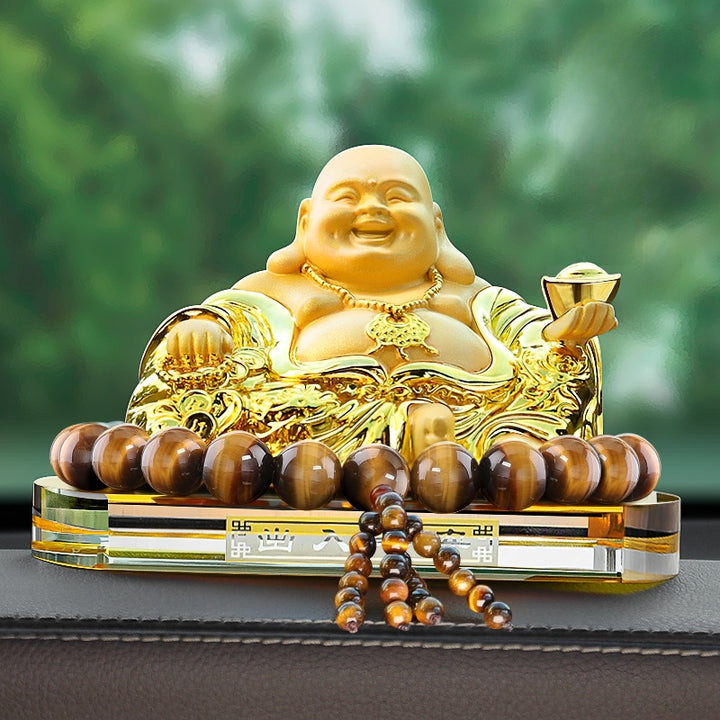 2025 New Maitreya Buddha Statue Car Ornaments Ensure Safety - BuddhaEnergyHealing