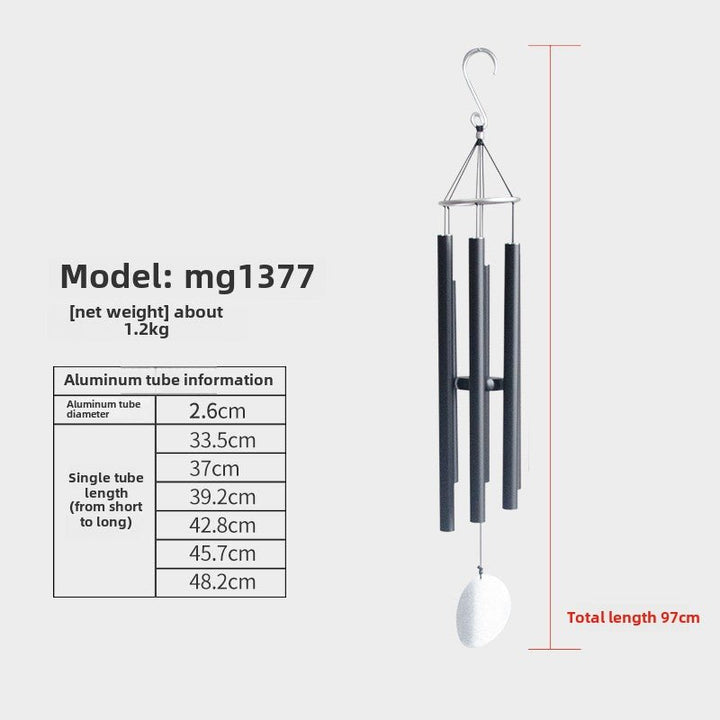 Premium Wooden Zen Tuning Music Wind Chime Hanging Meditation Calm Energy Ornament - BuddhaEnergyHealing