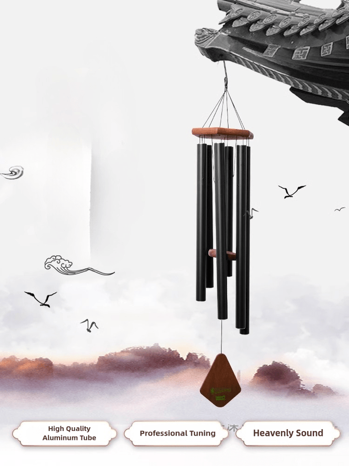 Premium Wooden Zen Tuning Music Wind Chime Hanging Meditation Calm Energy Ornament - BuddhaEnergyHealing