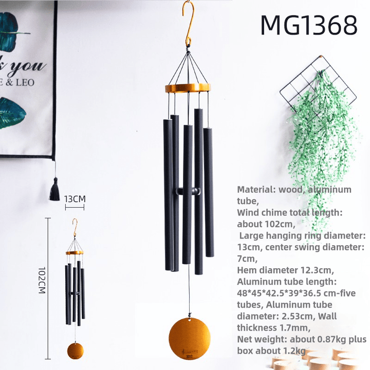 Premium Wooden Zen Tuning Music Wind Chime Hanging Meditation Calm Energy Ornament - BuddhaEnergyHealing