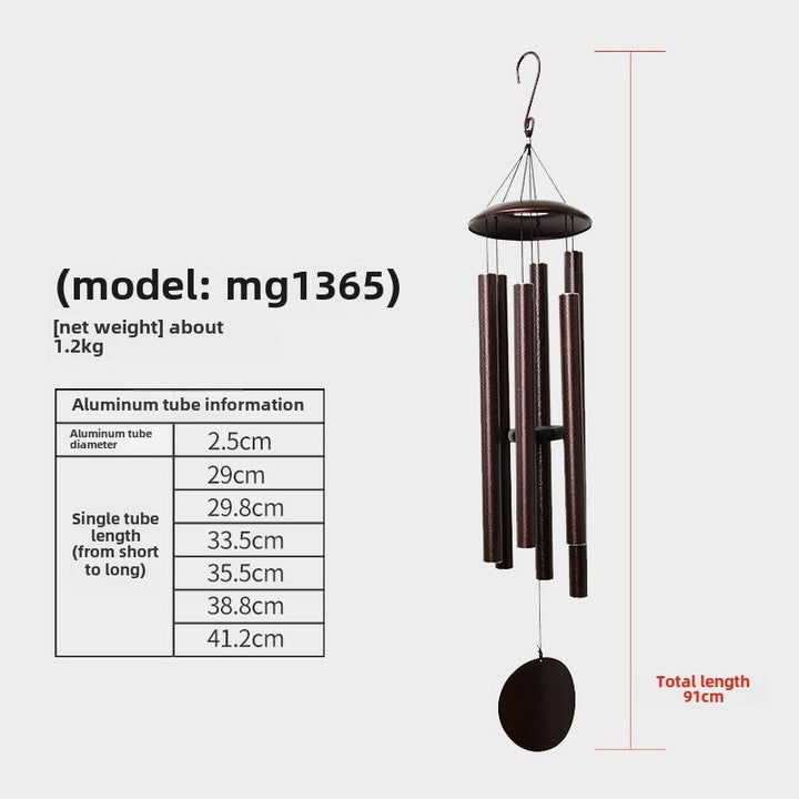 Premium Wooden Zen Tuning Music Wind Chime Hanging Meditation Calm Energy Ornament - BuddhaEnergyHealing