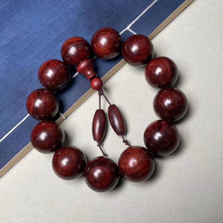 Pterocarpus Santalinus Gaomi Venus Old Red Sandalwood Beads Calm Bracelet - BuddhaEnergyHealing