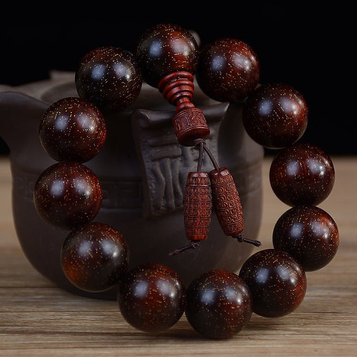 Pterocarpus Santalinus Gaomi Venus Old Red Sandalwood Beads Calm Bracelet - BuddhaEnergyHealing